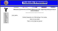 Desktop Screenshot of dunfermlinemcc.co.uk