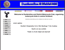 Tablet Screenshot of dunfermlinemcc.co.uk